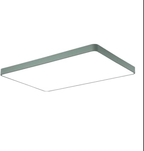 Plafond light ultra-mince 81W suspension carrée 58 cm pour grand salon