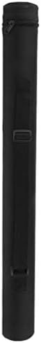 Fly Fishing Rod Tube 65cm Black Fly Rod Hard Case with Carry Strap