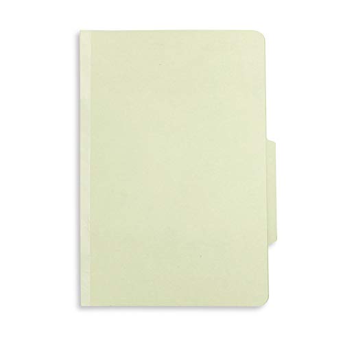 10 Legal Size Classification Folders - 2 Divider 2 Inch Tyvek Expansions - Durable 2 Prongs Designed To Organize Standard Law Client Files, Office Reports - Legal Size, 10 Folders (Gray Green) #TOP5