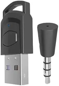 Adaptador de fone de ouvido sem fio, receptor para PS5, PS4 Game Console, PC Headset, Bluetooth 5.0.