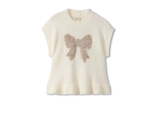 Hatley Girls Sweater Vest (Toddler/Little Kid/Big Kid), Off-White, 5, Little Kid