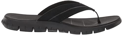 Cole Haan Men's Zerogrand Thong Lx Flat Sandal, Black/Black, 11 #TOP5