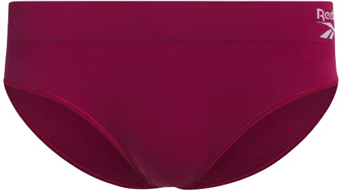 Reebok Women?S Underwear ? Seamless Microfiber Bikini Panties (6 Pack), Size X-Large, Grey/Pink/Black #TOP3