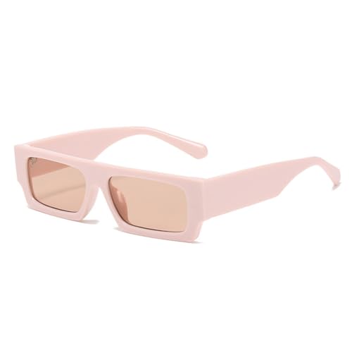 Lunettes de soleil UV400 plates protégeant les yeux avec style vintage carré pour hommes et femmes