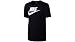NIKE Mens Futura Icon T-Shirt Black/White 624314-015 Size X-Large