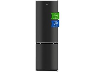 CHiQ Frigorifero Combinato FBM260L 262L (187+75), Low Frost, Inox scuro, Porte reversibili, Classe energetica E, 39db, 12 anni di garanzia sul compressore