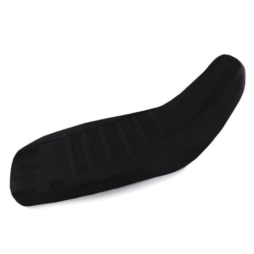 Housse de siège antidérapante DR650 couvre selle en cuir PVC à bandes pour un grip moto optimal