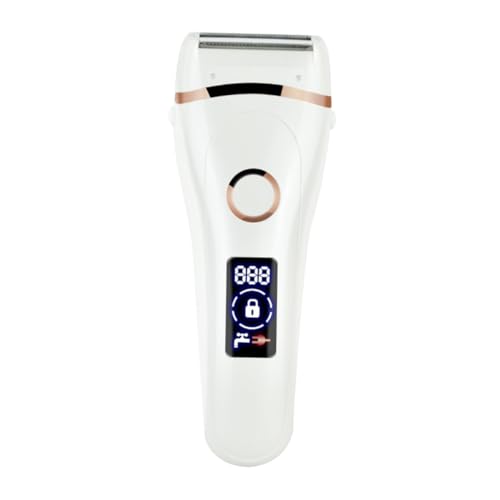 OSALADI Recortadora de Pelo para Mujer Recargable por USB Afeitadora Eléctrica Cabezal de Acero Inoxidable Diseño Ergonómico y Portátil para Depilación Facial y Corporal