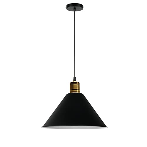 Lustre suspension chapeau E27 pour illuminer un couloir sombre