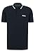 Produktbild BOSS Herren Paddy Pro Poloshirt aus Baumwoll-Mix mit Kontrast-Details Dunkelblau S