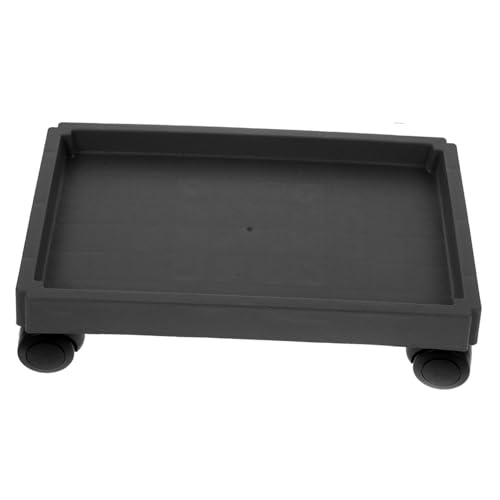 STOBAZA キャスター付き厚手プランタートレイ 大型鉢対応 耐荷重製 屋内外兼用 床保護 移動簡単植木鉢ホルダー