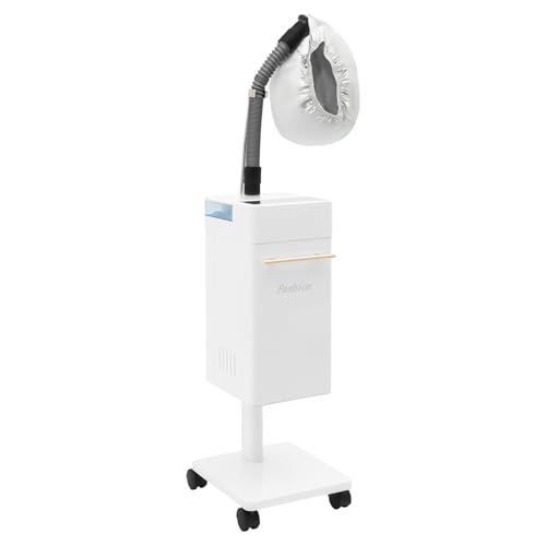 Hanmorfarbi Hairdressing Conditioner Oven, Ozone Multifunctional Nano Spray Machine, Oven Negative Ion Nano Instrument Spa Care, Professional Multifunctional Hair Care Machine (White)