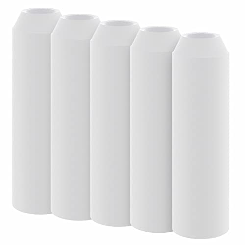 Uniclife Aquarium Compatible Air Stone Cylindres Mini White Bubbler Remplacement pour Tube Classique Spécifique Halo et Life Fish Tanks Diffuseur à Bulles pour Nano Pompes à Air, Lot de 5