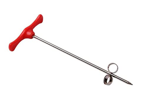 Cuchillo espiral de acero inoxidable para verduras, frutas, cortador en espiral, bandeja de cocina, decoración, cuchillo de verduras, herramienta de tallado en espiral, color rojo