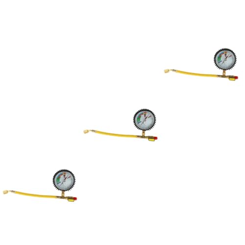 Manomètre d'azote iplusmile de contrôle pour test de régulateur en lot de 3 pièces