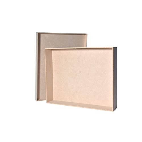 Catálogo para Comprar On-line Cajas de madera parisina . 47 Caja De Almacenamiento de madera (MDF) - Caja Organizadora Para regalo de Boda, Fiesta, Contenedores de Almacenamiento Caja de regalo para hombre o mujer Cubo organizador Caja de...