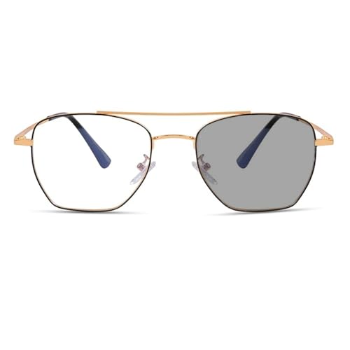 Image of Vast Photochromic Blue Cut Computer Glasses for Eye Protection | Zero Power Anti Glare & Blue Light Filter | UV Protect Specs for Men & Women| Frames| Cooling Glasses Lens