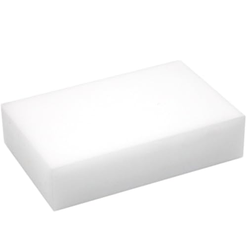Helilyco Esponja de limpieza de melamina para cocina, baño y superficies, paquete de 10 unidades, 10 x 7 x 3 cm, color blanco, no necesita productos químicos - imagen 9