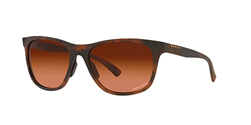 Oakley Womens OO9473 Leadline Square Sunglasses, Matte Brown Tortoise/Prizm Brown Gradient, 56 mm