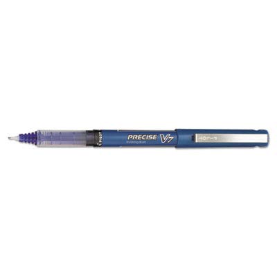 (3 Pack Value Bundle) PIL35349 Precise V7 Roller Ball Stick Pen, Blue Ink, .7mm