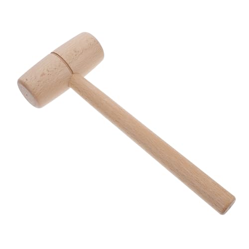 VILLCASE Wood Carving Hammer Small Beechwood Mallet for Precision Crafting DIY Projects and Woodworking Tools Multipurpose Wood Handle Hammer for Fine Detail Work