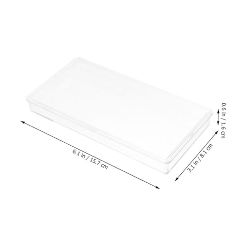 Caja organizadora transparente para billetes 3 piezas miniatura 2