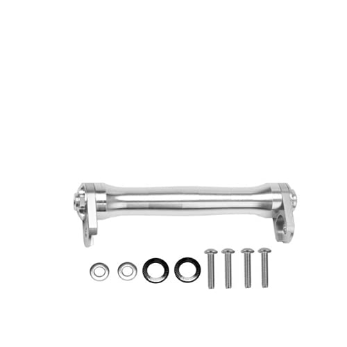 London Craftwork Easy Wheels Extender Ver 2.0 pour Brompton + 2 Version améliorée Argent (Extension Uniquement (sans Roues) Pièce de vélo Unisexe, Taille Cover