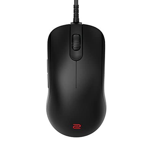 Image of Zowie BenQ FK1-C Symmetrical Gaming Mouse for Esports |Weight-Reduced | Paracord Cable & 24-Step Scroll Wheel for More Personal Preference| Driverless | Matte Black Coating | Large Size