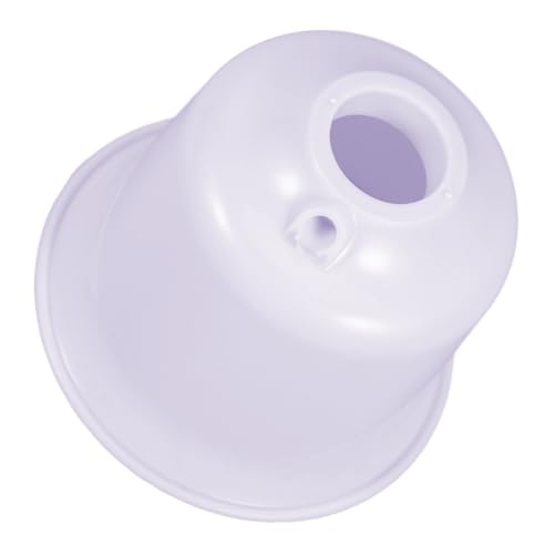 FONDOTIN Canopy para Ventilador de Techo Pequeño Blanco Accesorio Duradero de Plástico Diseño Moderno para Interiores como Restaurantes y Protección contra Polvo y Desgaste