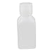 Aexit 250ml Plastic Funnels Square Chemical Sample Reagent Bottle Sealling Canister Filtering Funnels Thicken White