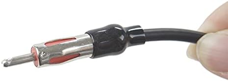 Miniatura 4 de Antena de radio especial para coche, AMFM, amplificador de señal de audio, cable de refuerzo de cable dual Fakra adaptador aéreo reemplazo para Audi