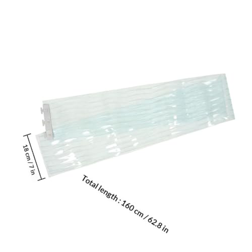Cortina resistente para puerta de PVC versátil en almacenes 3