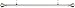 AmazonBasics - Barra de cortina de 2,54 cm de diámetro, con terminales...