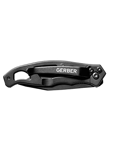 Gerber Gear Paraframe Mini Tanto Knife, Small Pocket Knife, EDC, Black - Image 2