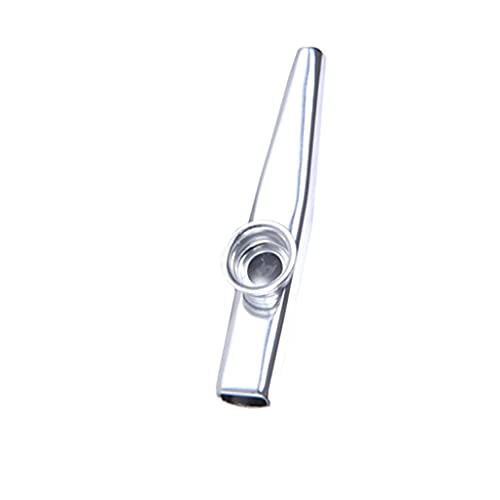 Instrumentos musicais Kazoo Silver Metal Um bom companheiro para guitarra, Ukulele, Violino, Piano T