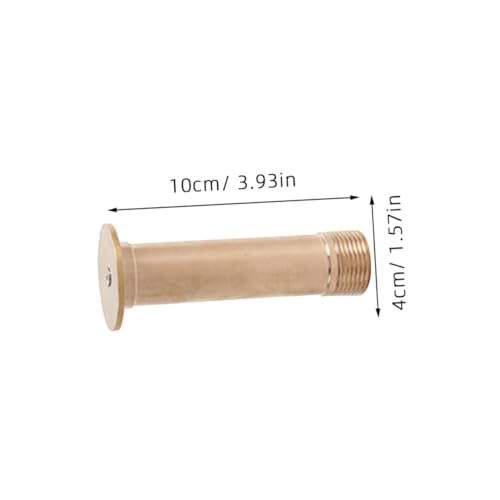 Housoutil Copper Waterscape Spray Head Mushroom Fountain Nozzle for Outdoor Water Features Pond and Pool Submersible Pump Accessory