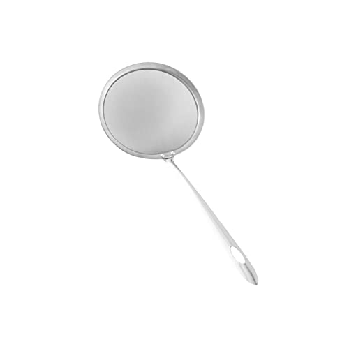 Hendyijb Sz Concha de sopa, escumadeira de gordura de aço inoxidável, filtro de panela quente, escum