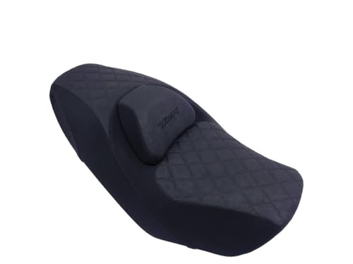 Housse de selle pour Yamaha T-Max 560 2021-2025 noire à coutures sombres