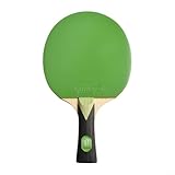 Table Tennis Racket with Double Face Sticky Rubber, Pimples-in, 4 Star Ping Pong Paddle for Beginners and Youth, Lightweight, Red + Black, Short Handle（Long Handle）