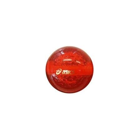 Amazon Asics パークゴルフ 3ピース ハイパワーボール ディンプル Ggp307 X Labo2 限定カラー 2304 レッド イエロー アシックス Asics パークゴルフ