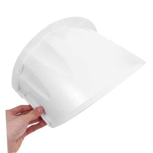 Evite imágenes borrosas con esta cubierta sol protección parasol para cámaras de plástico blanco 3