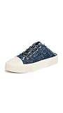 Marc Jacobs Women's The Sneaker Mules, Medium Wash Indigo, Blue, 10 Medium US
