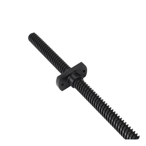 Metal Ball Screw nut Lead Screw T8 2mm/8mm with Nut 250mm 300mm 516mm 520mm 525mm(Lead8mm 520)