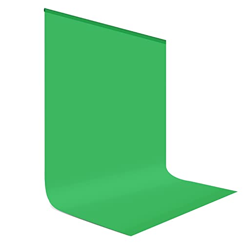 UTEBIT Green Screen 10x12FT / 3x3.6m Fondo Fotografia Portátil Plegable Grande Pantalla Verde Poliéster Lavable Fondo Verde con Orificio para Barra Transversal para Fotografía Video y Televisión