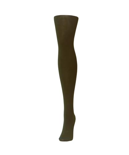 Image of MeMoi Natural Rayan Blend Solid Color Opaque Tights