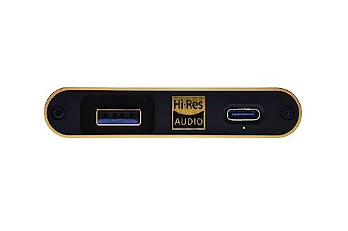 Image of iFi Hip-dac2 Gold Edition - Portable Balanced DAC Headphone Amplifier for Android, iPhone with USB Input Only /Outputs: 3.5mm Unbalanced / 4.4mm Balanced - MQA Decoder