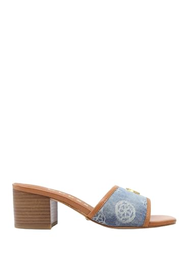 Mules GUESS femme bleu fini les pieds comprimés en été