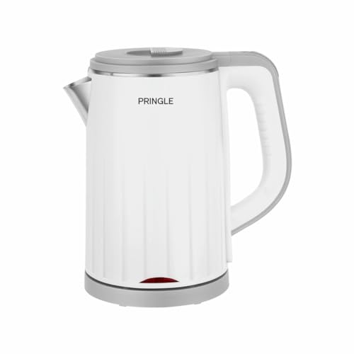 Image of Pringle IVY 1.2L Electric Kettle | 1350W Fast Boiling | Stainless Steel Interior | Double FADA Controller for 5X Longer Life | Auto Shut-Off & Boil-Dry Protection | 1 Yr Warranty | White