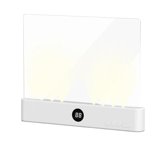 Lampe de lecture pour livre contre la fatigue oculaire, éclairage LED rechargeable pour lit