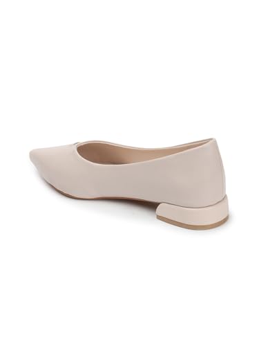 Image of Carlton London Women Comfortable Slipon Pump Shoes with Block Heels, Pointed Toe for Casual and Formal wear